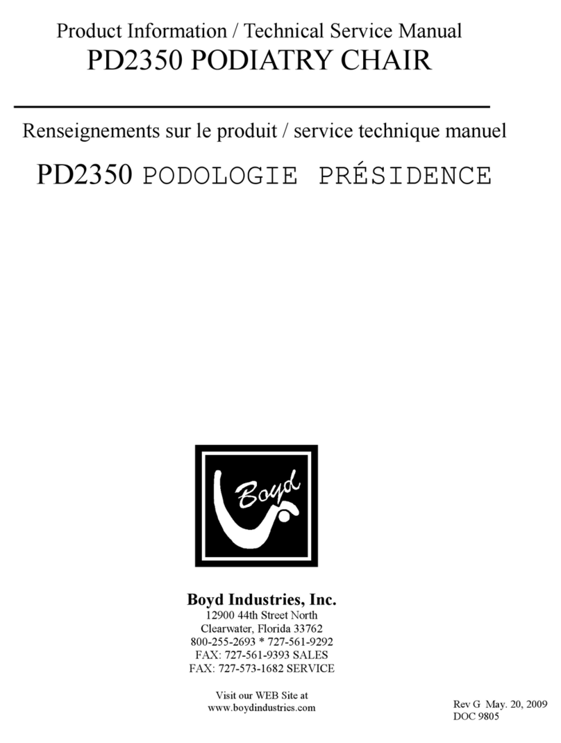 Boyd PD2350 Product Information / Technical Service Manual