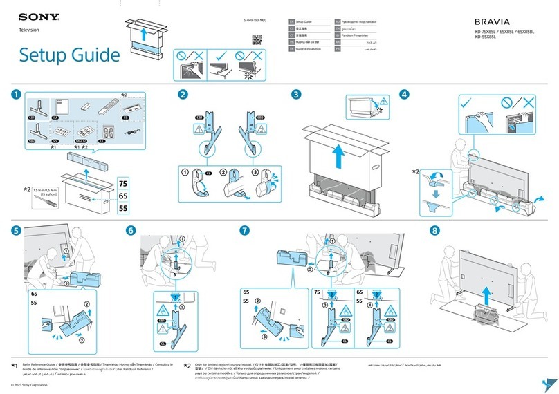 Sony Bravia KD-75X85L User manual