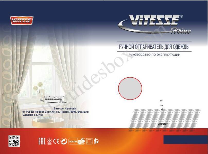 Vitesse Home VS-695 quick start guide