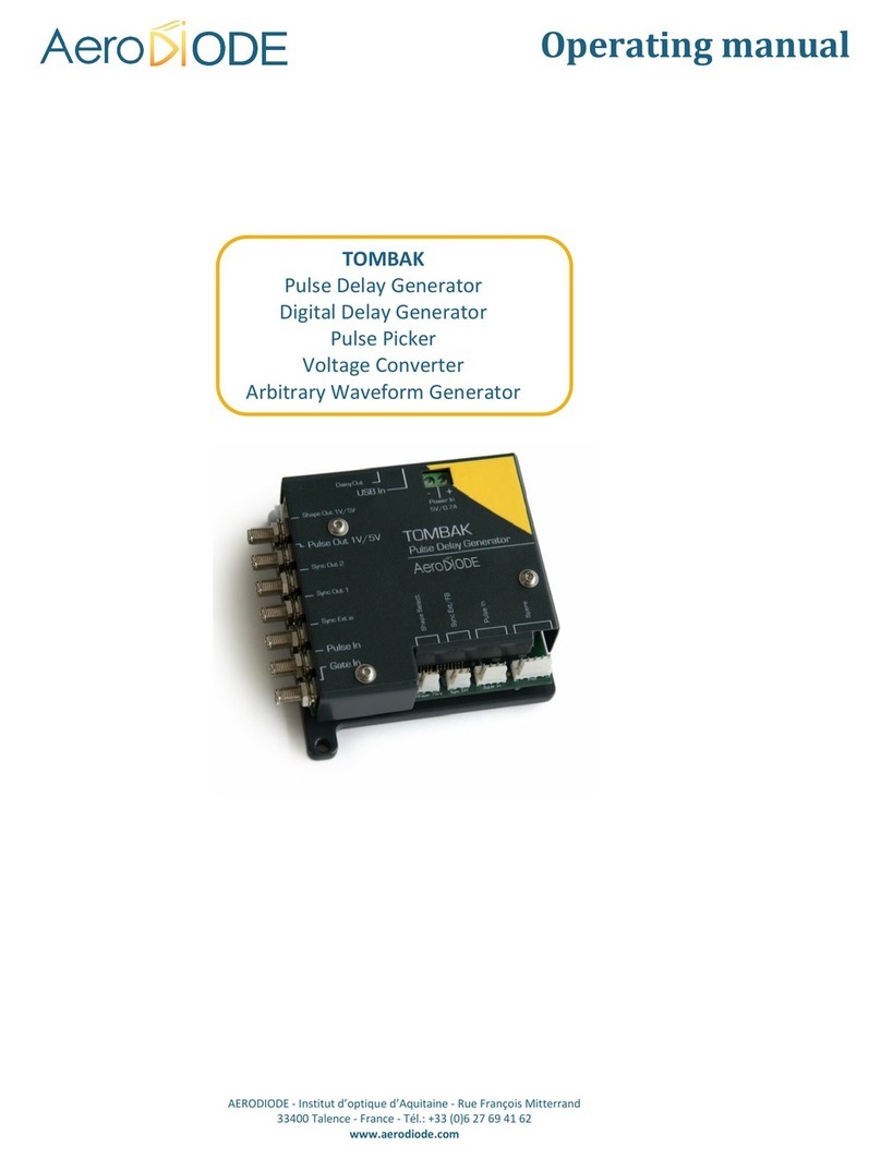 AeroDiode TOMBAK operating manual AeroDiode TOMBAK operating manual