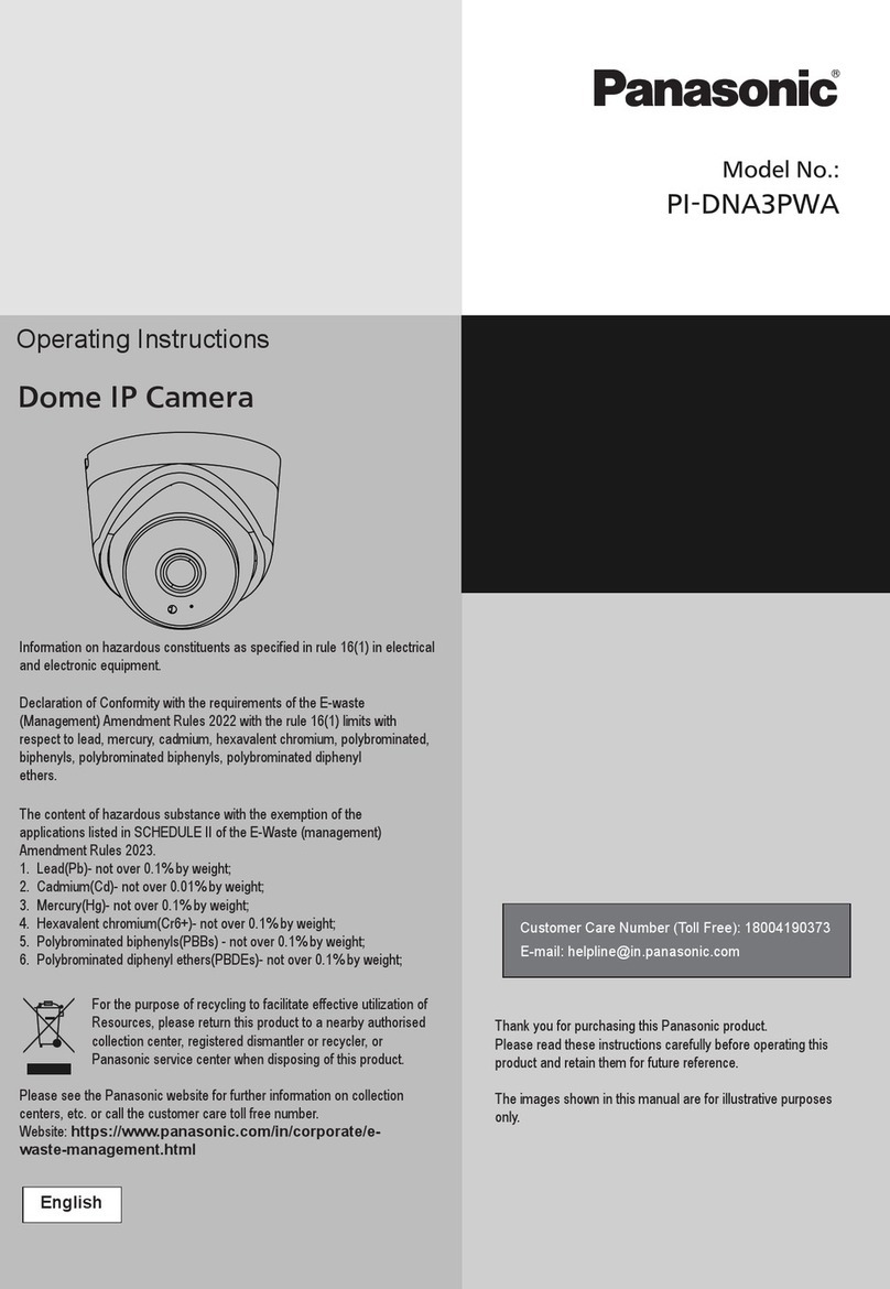 Panasonic PI-DNA3PWA User manual