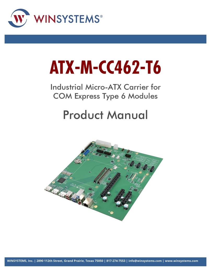 WinSystems ATX-M-CC462-T6 product manual