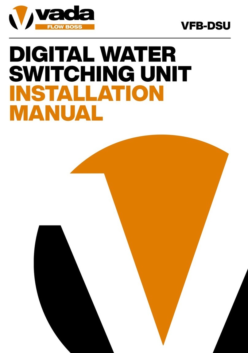 VADA FLOW BOSS VFB-DSU installation manual