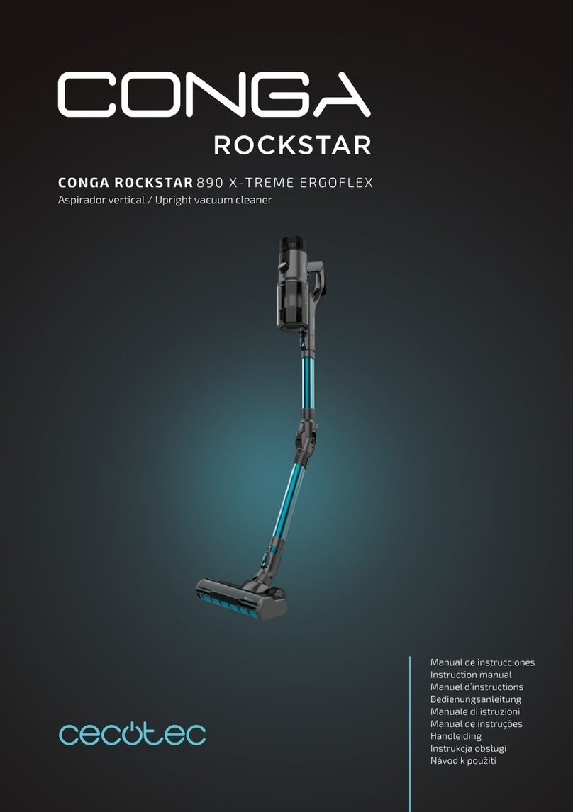 cecotec CONGA ROCKSTAR 890 X-TREME ERGOFLEX instruction manual