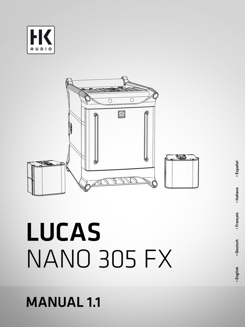 HK Audio LUCAS NANO 305 FX User manual