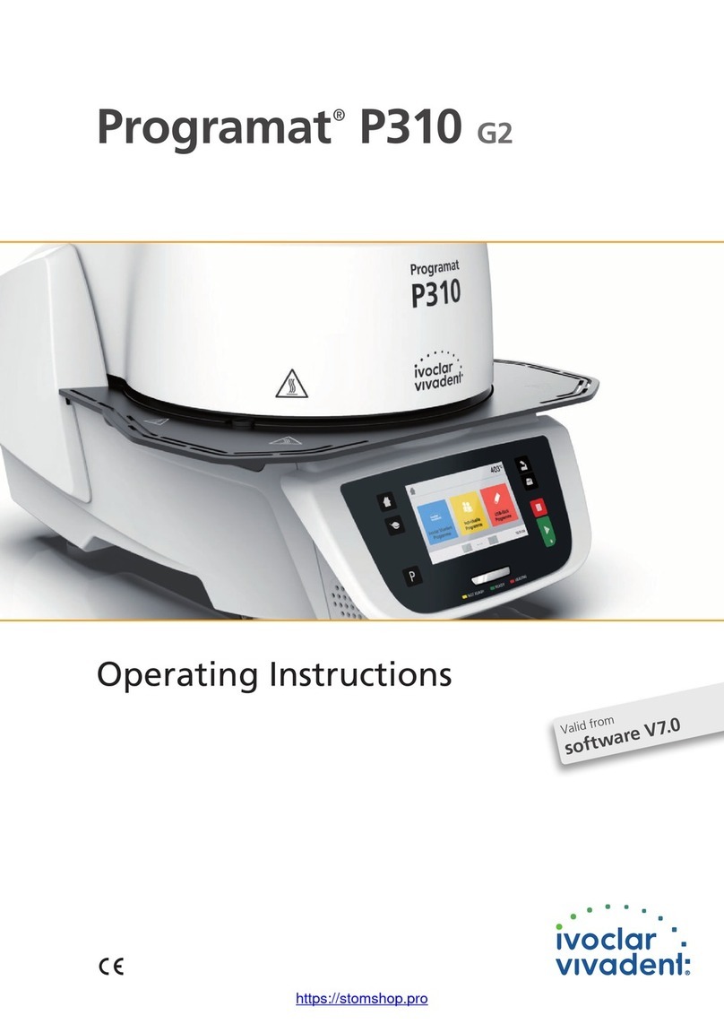 Ivoclar Vivadent 747825BE User manual Ivoclar Vivadent 747825BE User manual