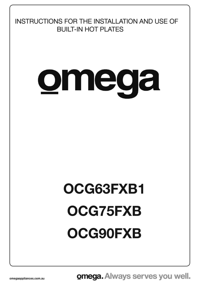 Omega OCG63FXB1 User manual