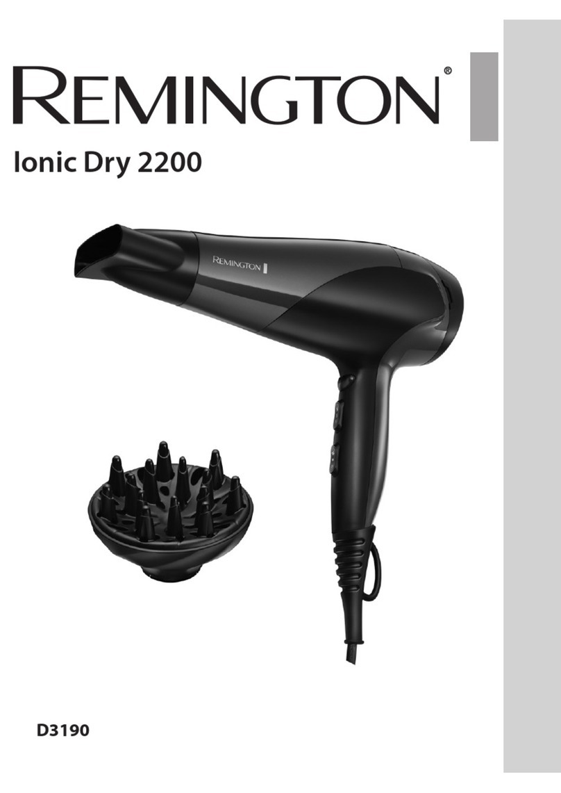 Remington Ionic Dry 2200 manual