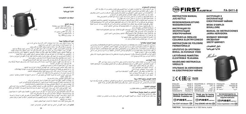 TZS First AUSTRIA FA-5411-8 instruction manual
