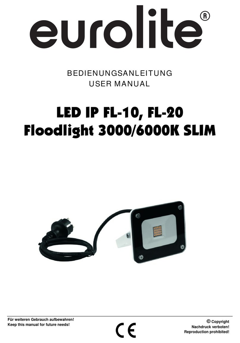 EuroLite LED IP FL-10 Floodlight MD User manual
