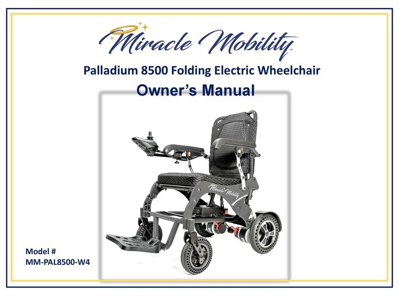Miracle Mobility Palladium 8500 owner's manual