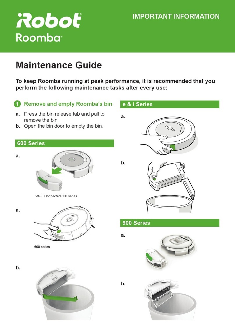 iRobot ROOMBA 900 SERIES Operating manual