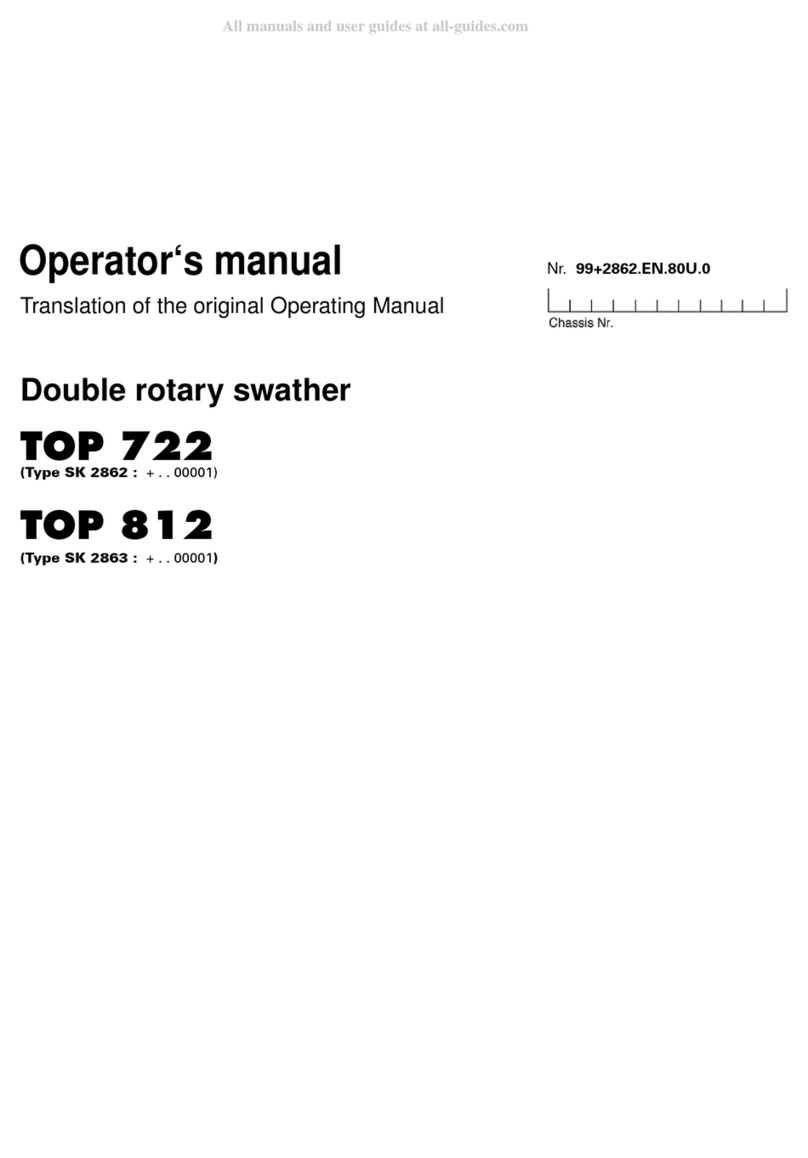 Pottinger TOP 722 Operator's manual