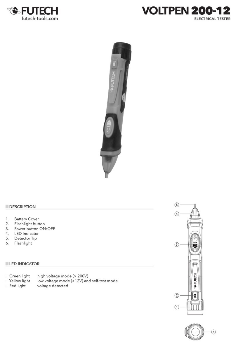 Futech VOLTPEN 200-12 User manual