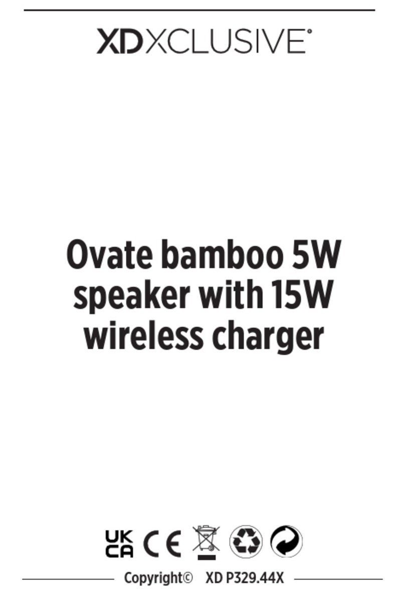 XD XCLUSIVE Ovate bamboo User manual XD XCLUSIVE Ovate bamboo User manual