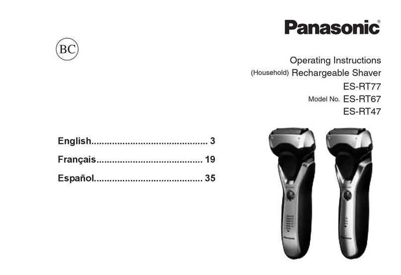 Panasonic ES-RT67-S503 User manual