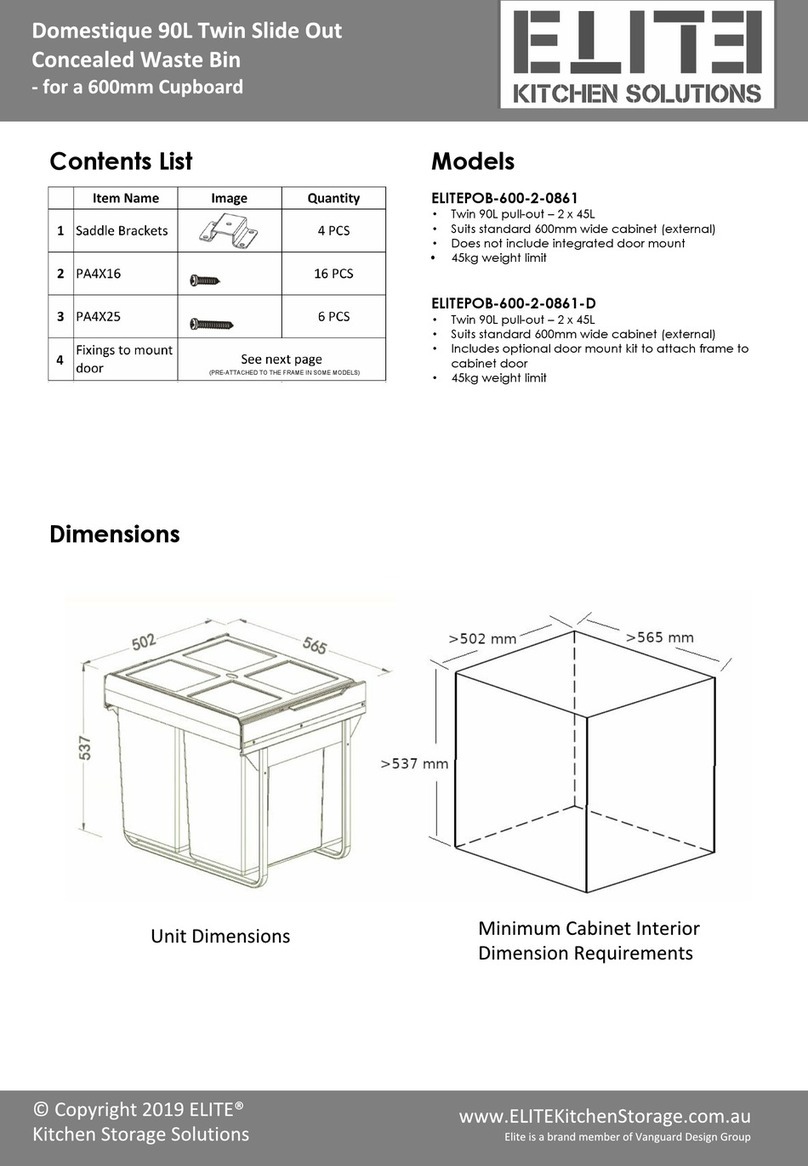 Elite ELITEPOB-600-2-0861 User manual