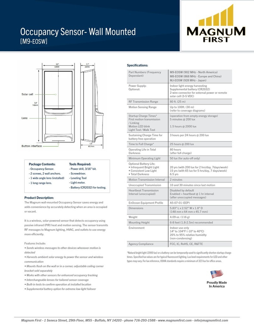 Magnum First M9-EOSW User manual