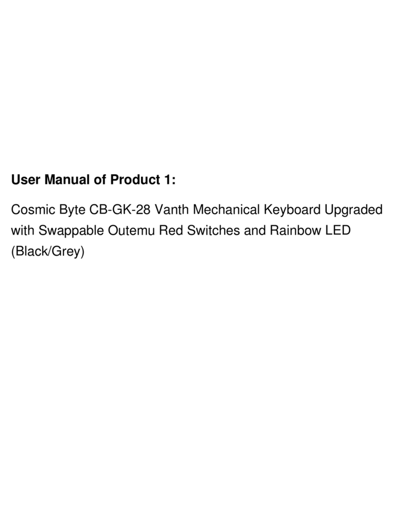 Cosmic Byte VANTH CB-GK-28 user manual