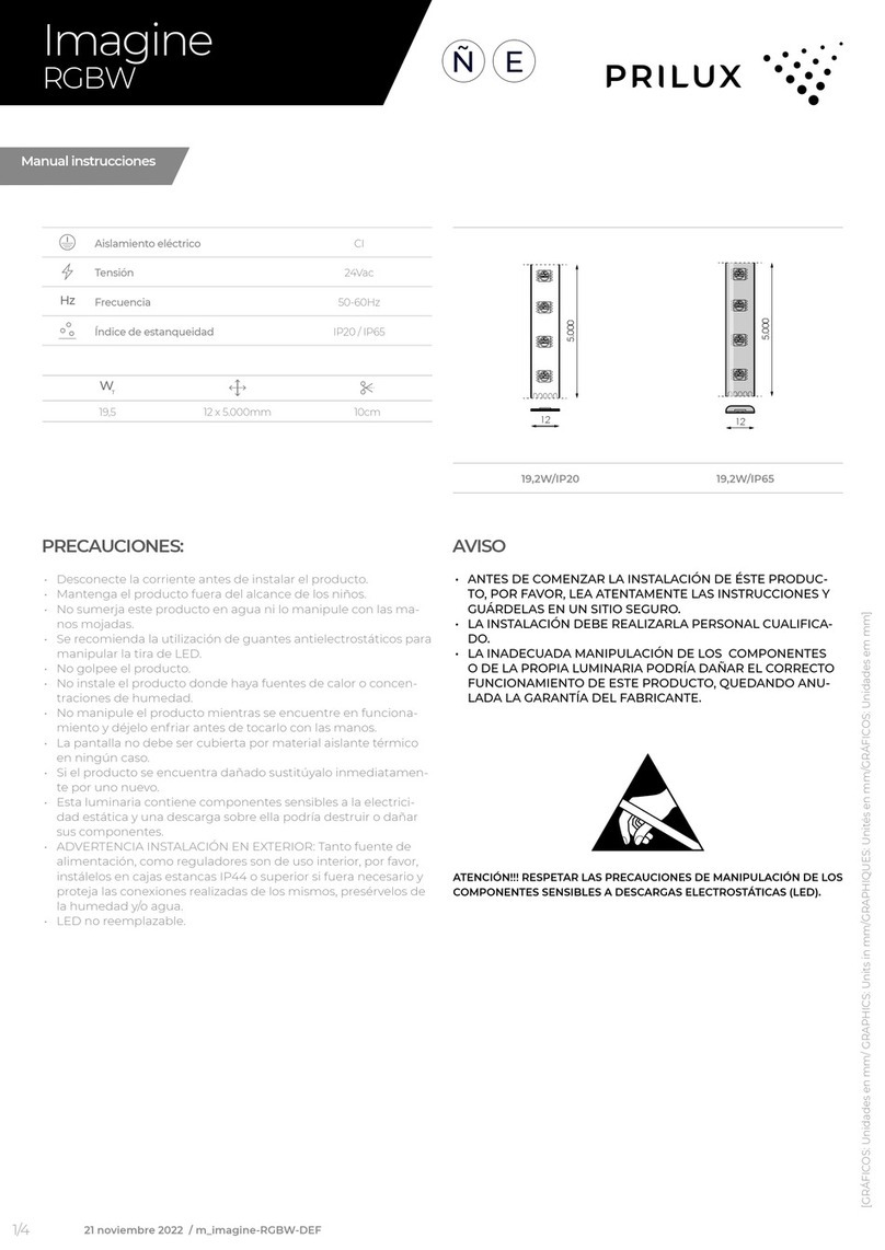 Prilux Imagine RGBW Manual instruction