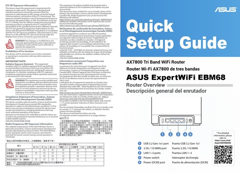 Asus ExpertWiFi EBM68 User manual