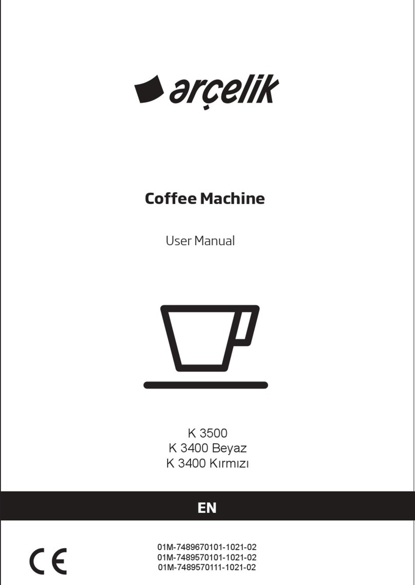 arcelik K 3500 user manual