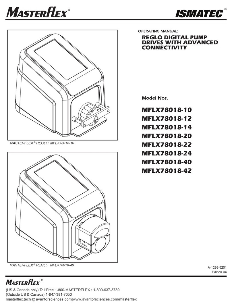 Ismatec MASTERFLEX MFLX78018-10 User manual