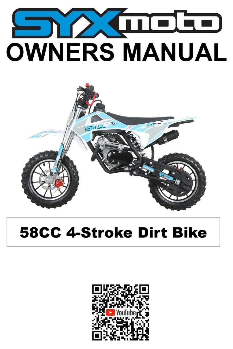 SYXmoto 58CC owner's manual