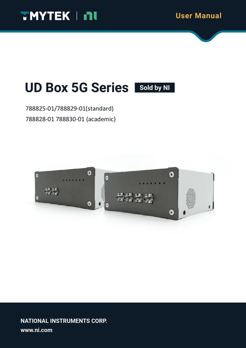 NI TMYTEK UD Box 5G Series User manual