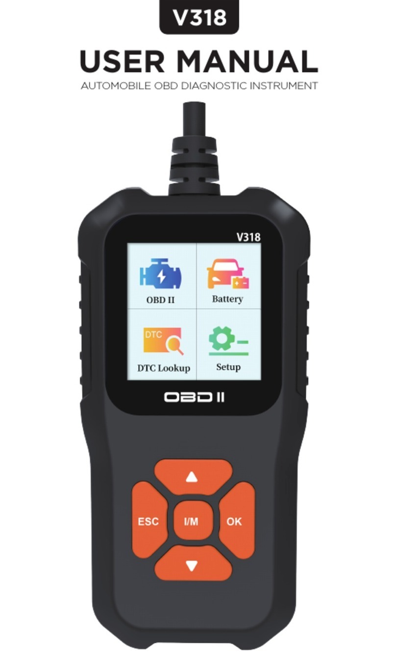 OBD2 V318 user manual
