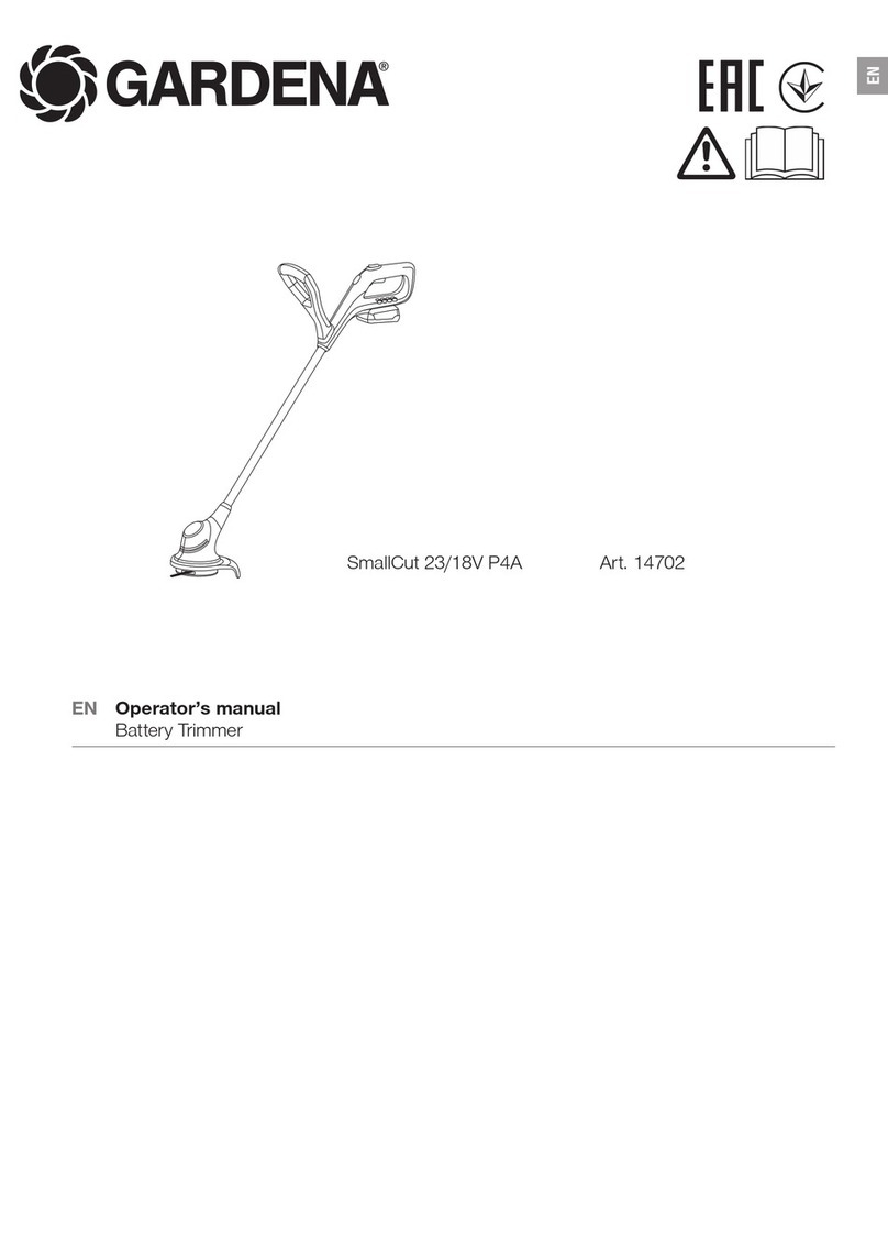 Gardena SmallCut 23/18V P4A Operator's manual