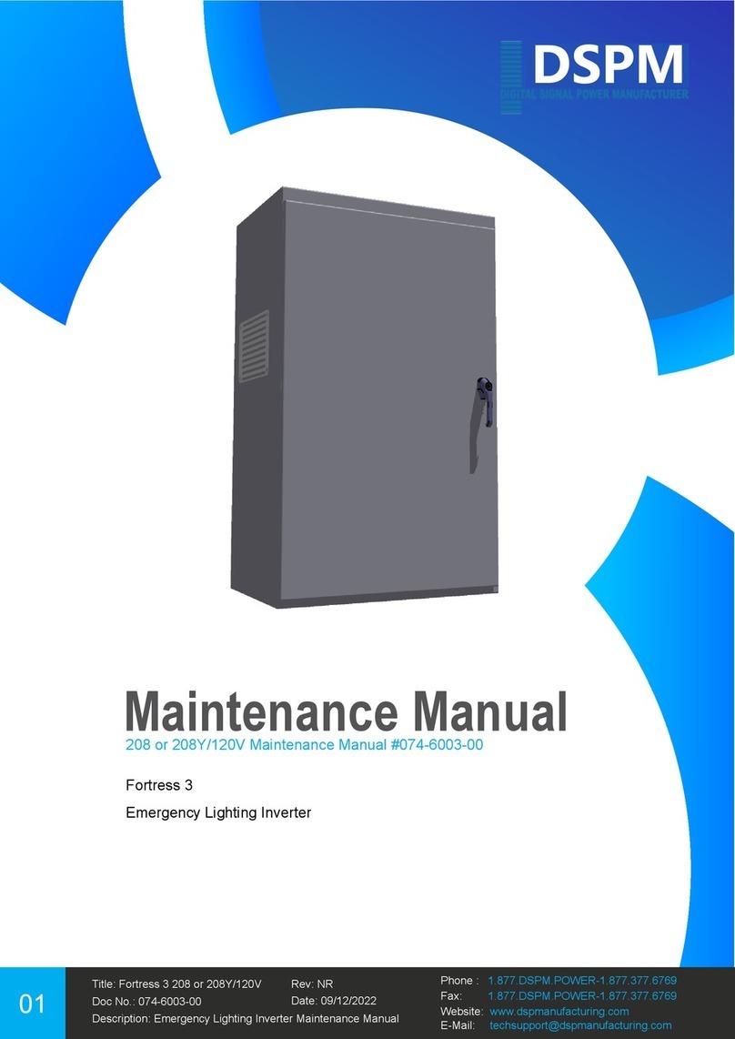 DSPM Fortress 3 User manual