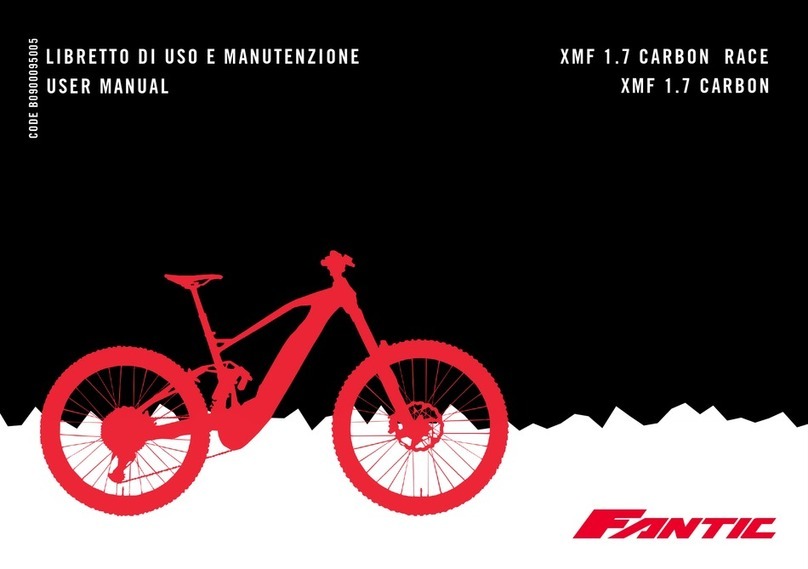 Fantic XMF 1.7 CARBON RACE User manual