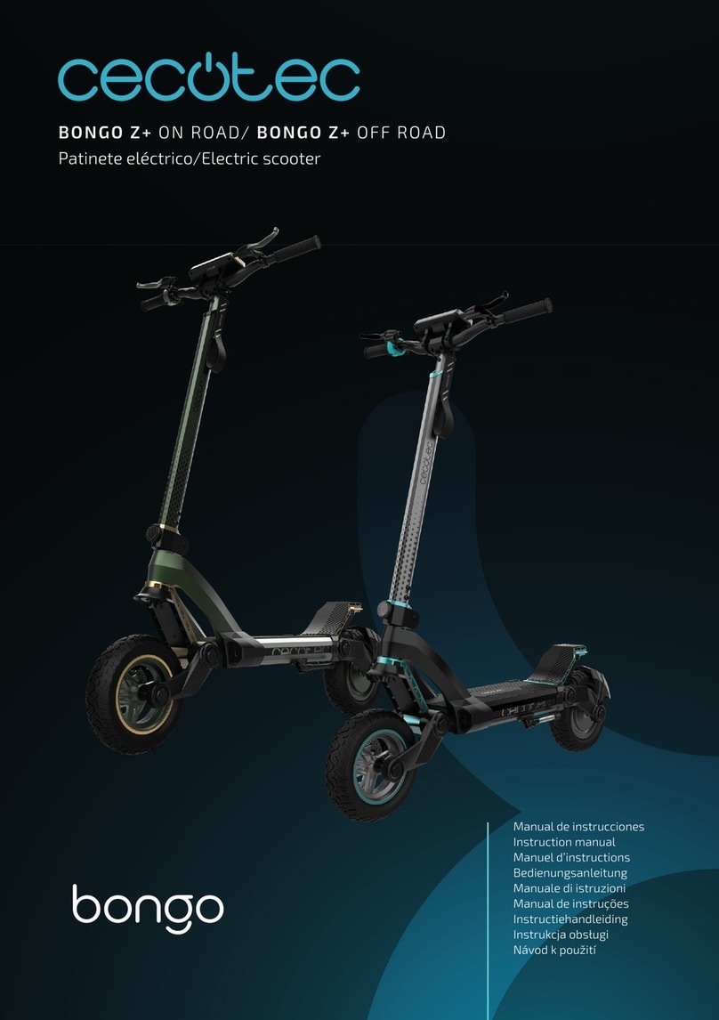 cecotec BONGO Z+ ON ROAD User manual
