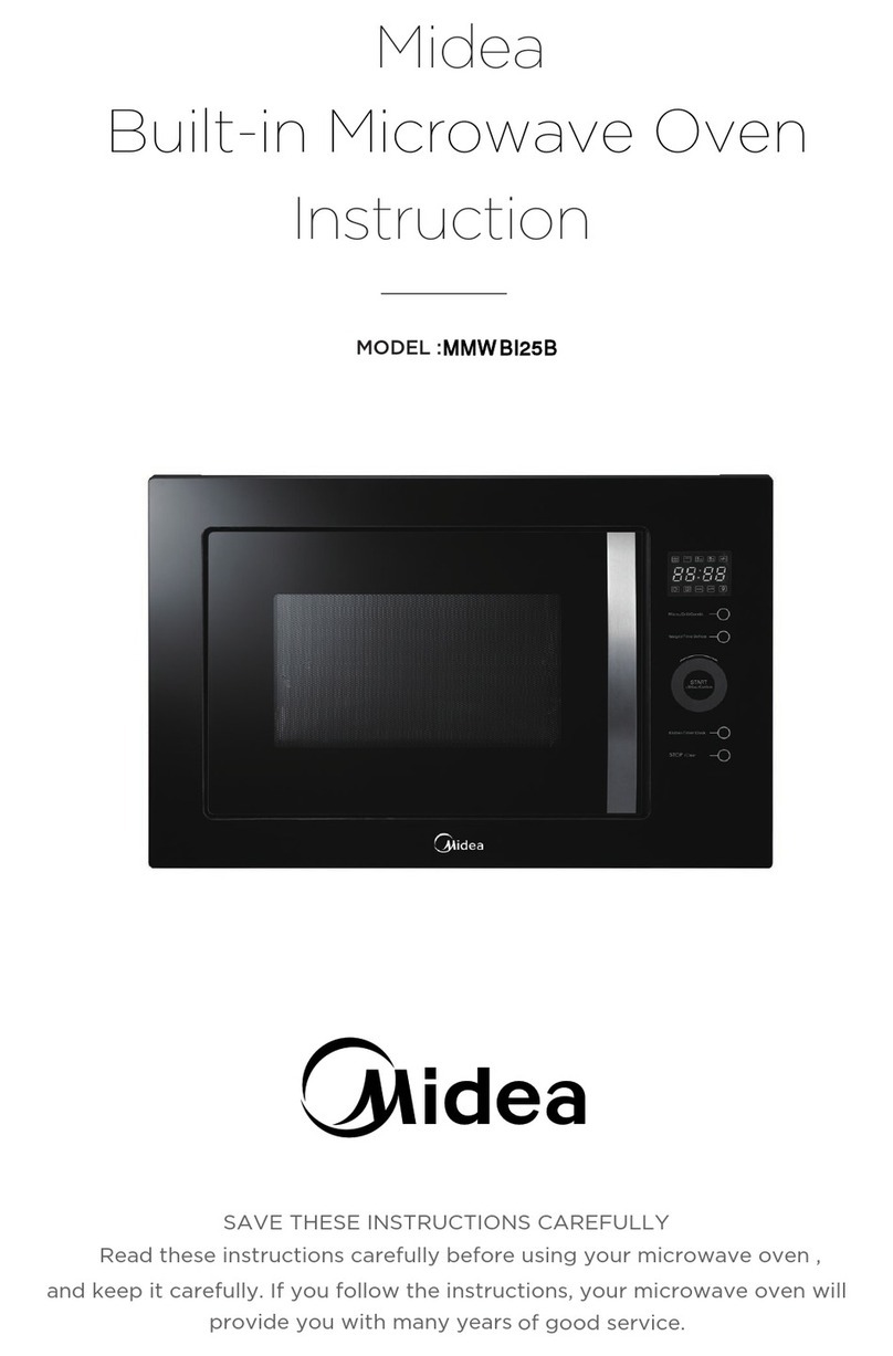 Midea MMWBI25B instruction manual