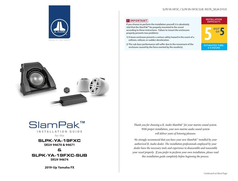 JL Audio SlamPak SLPK-YA-19FXC installation guide