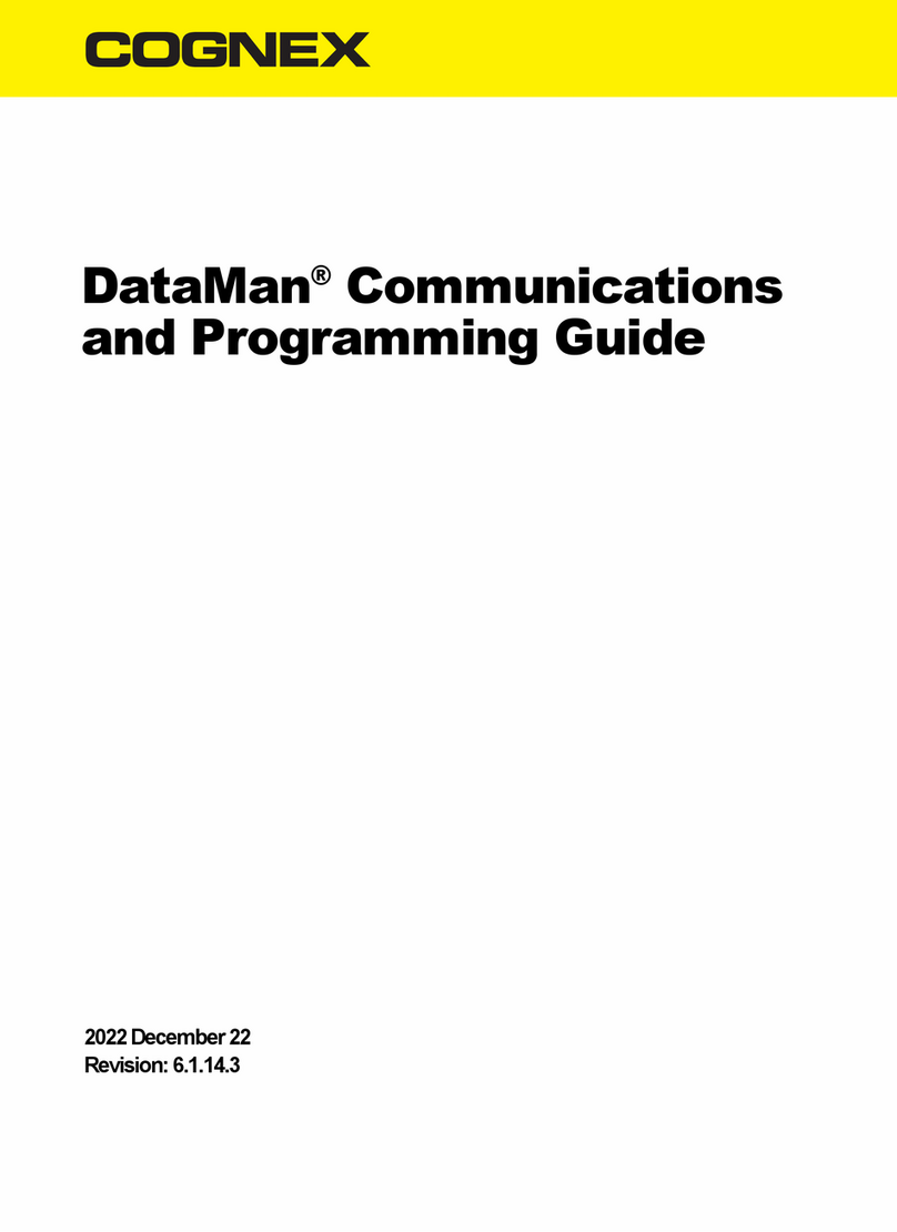 Cognex DataMan 370 Series Programming guide