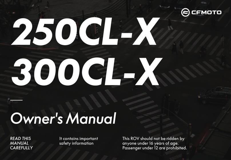 CF MOTO 250CL-X owner's manual