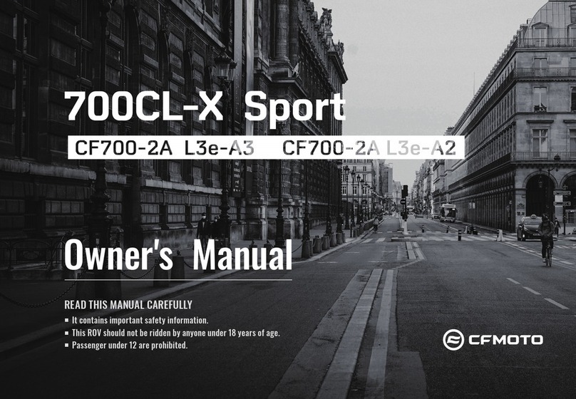 CF MOTO 700CL-X Sport owner's manual