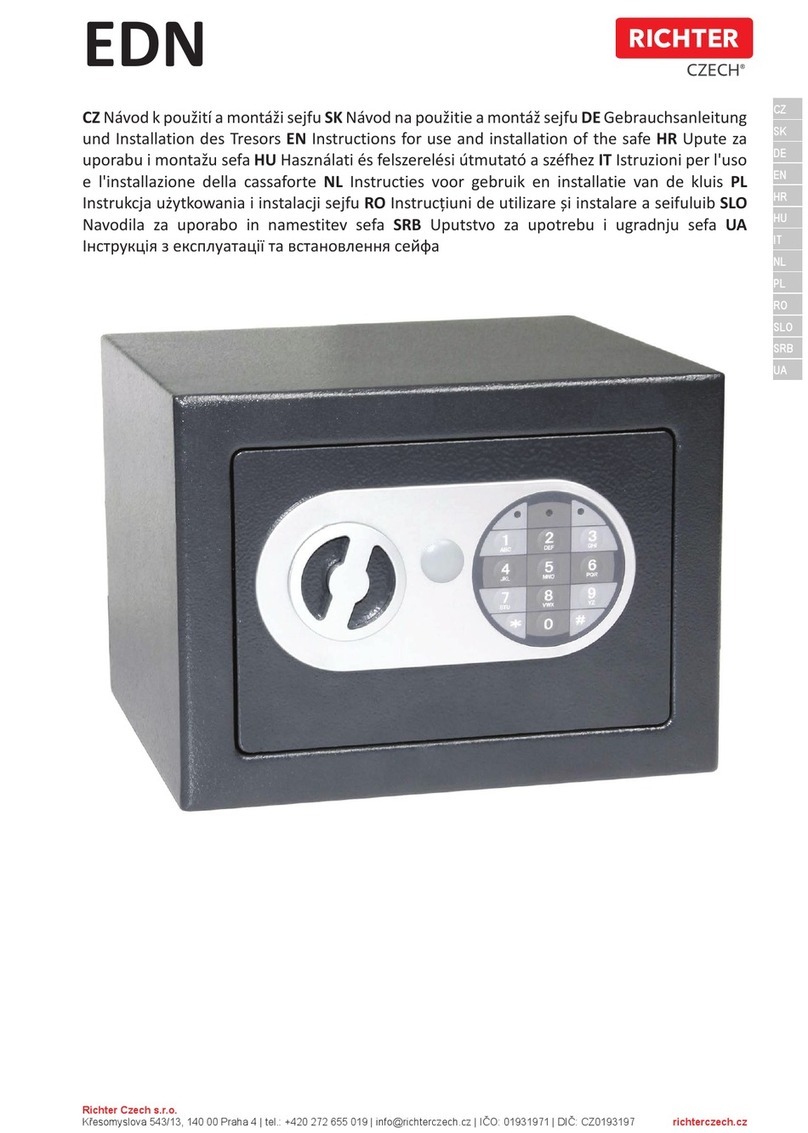 RICHTER CZECH EDN Instructions for use and installation