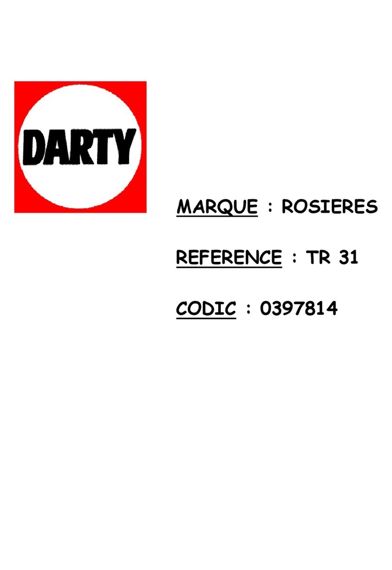 ROSIERES TC 31 User manual
