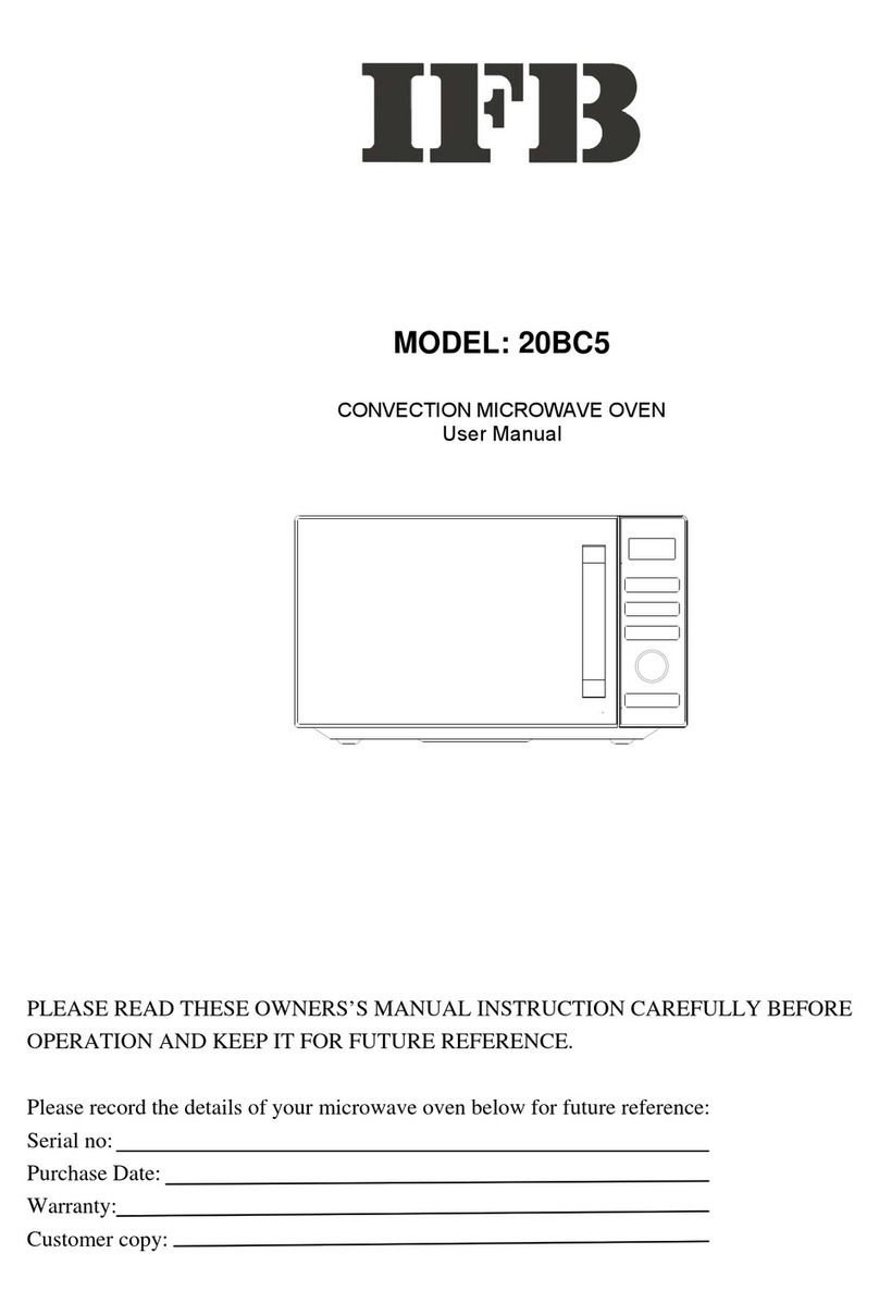 IFB 20BC5 User manual