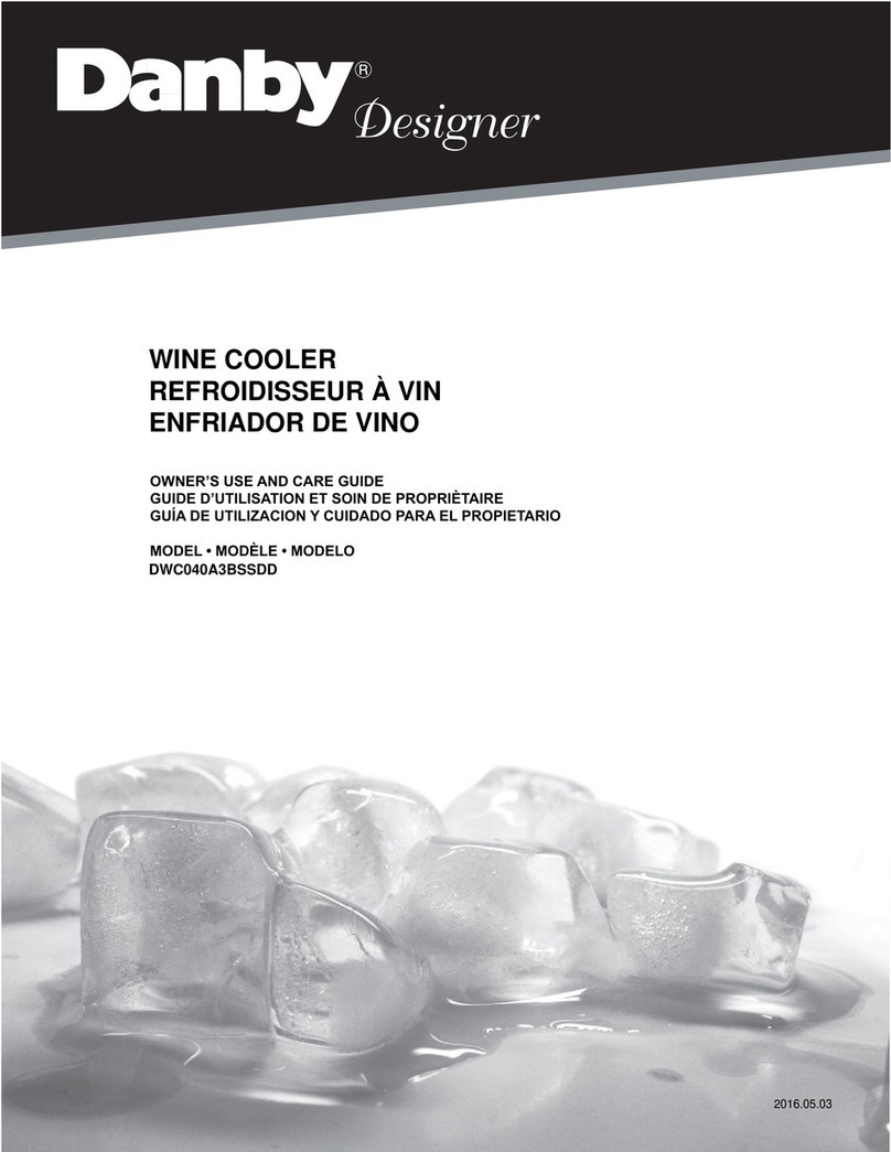 Danby DWC040A3BSSDD Owner's use and care guide