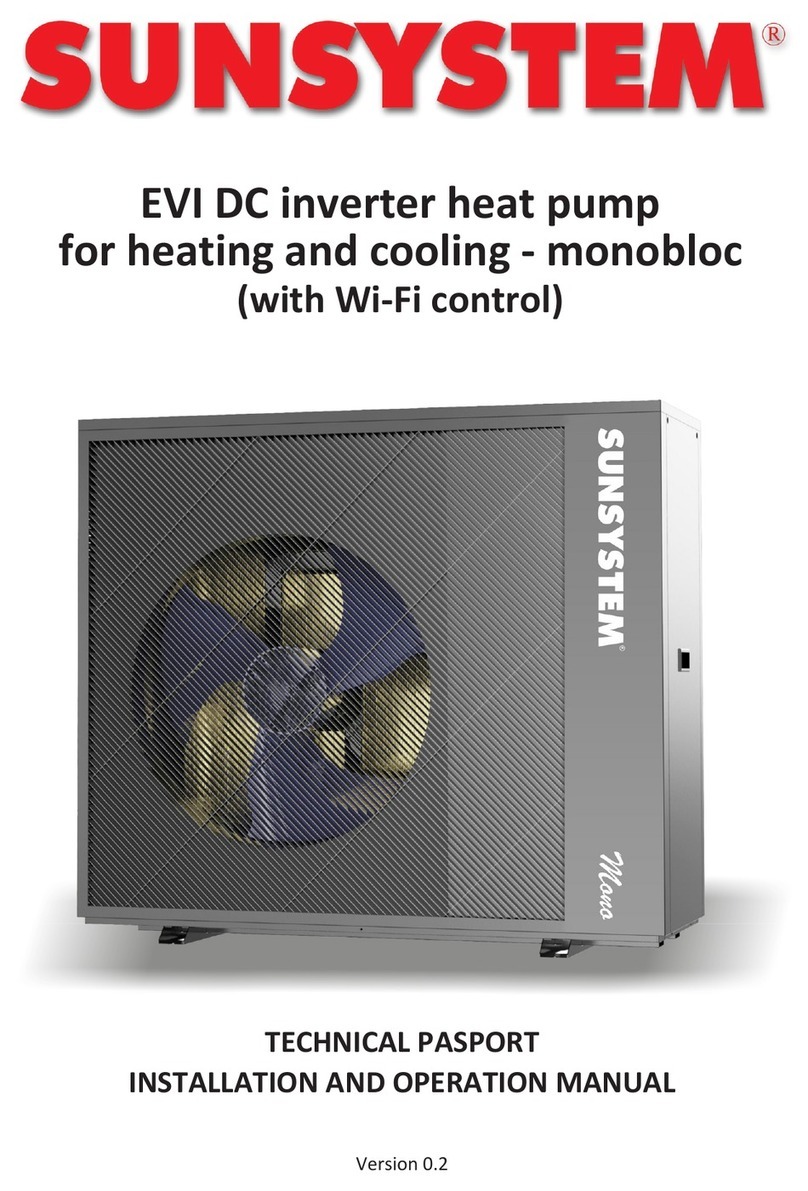 Sunsystem MONO R32-0230-3PH User manual