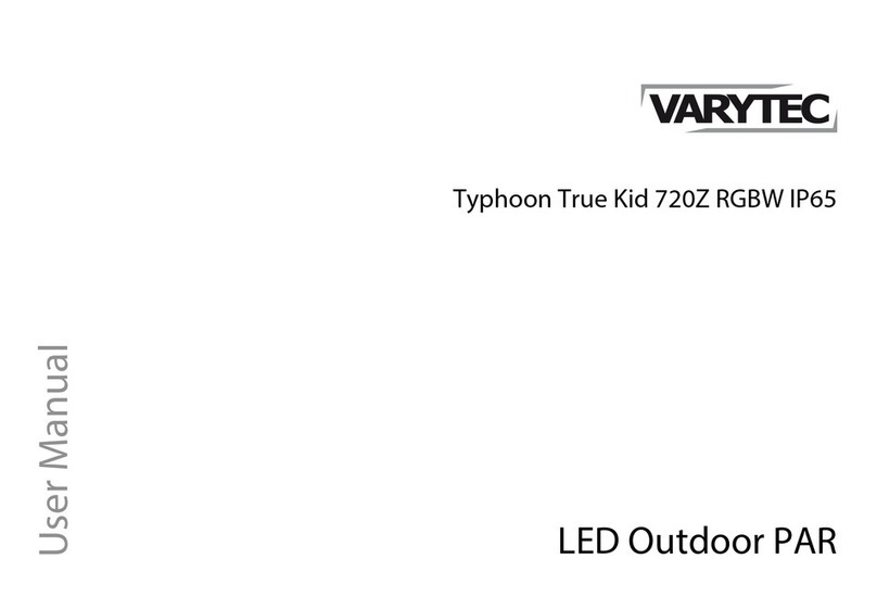 Varytec Typhoon True Kid 720Z RGBW user manual