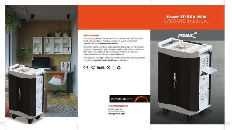 Power House Power XP SKA 2500 User manual Power House Power XP SKA 2500 User manual