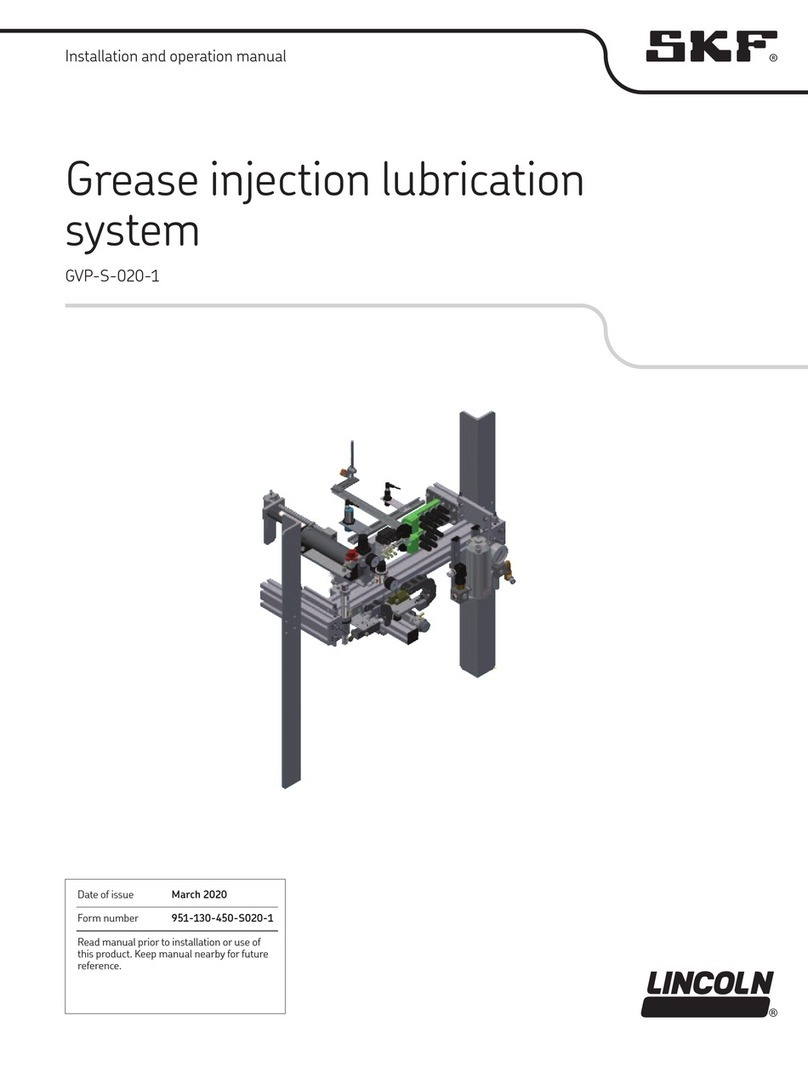 Lincoln SKF GVP-S-020-1 Installation and operation manual