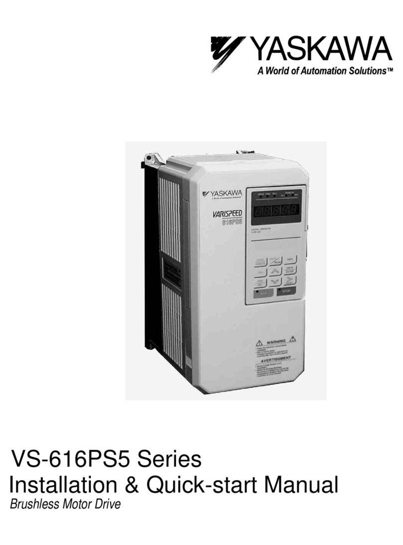 YASKAWA VS-616PS5 Series Instruction manual
