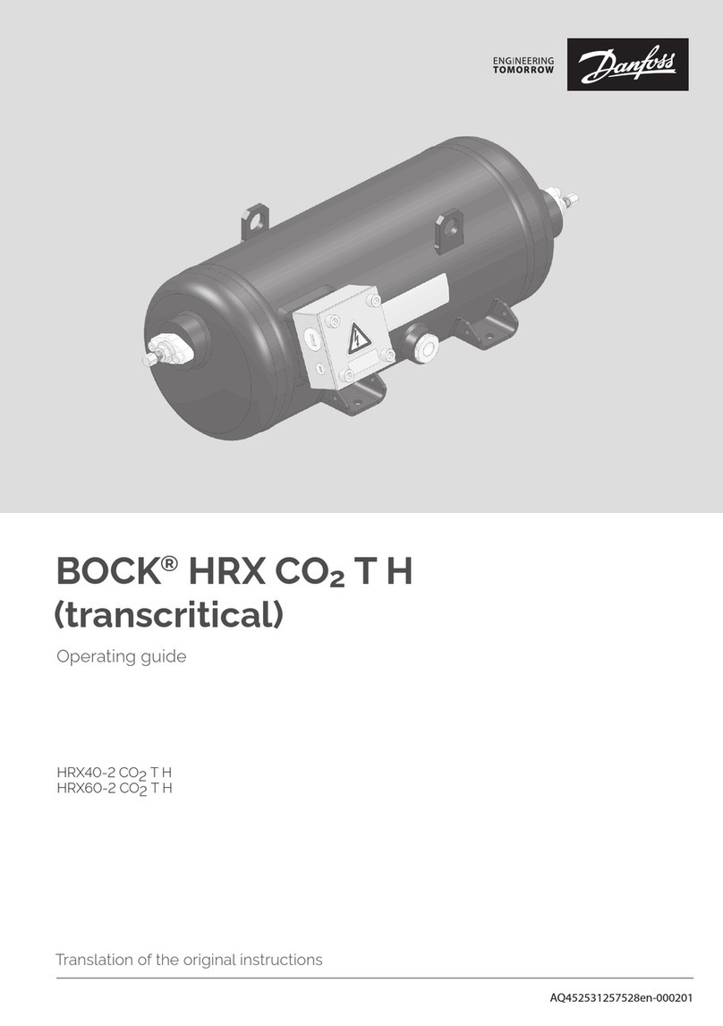 Danfoss BOCK HRX CO2 T H User manual