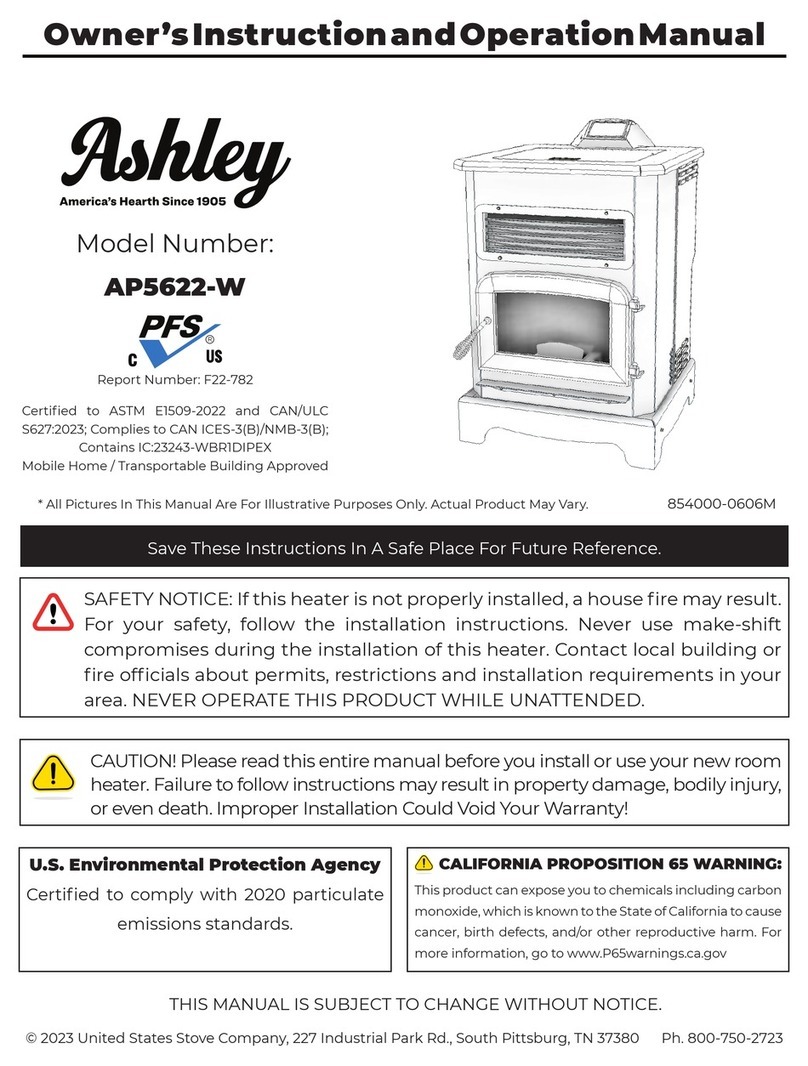 Ashley AP5622-W Owner’s Instruction and Operation Manual